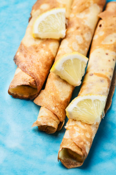 istock English-style pancakes with lemon and sugar 880988508