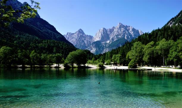 istock Beautiful on Jasna Lake in Kranjska Gora 880993580