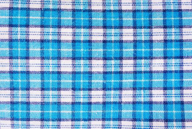 istock textile blue box, fabric blue plaid cover. Blue classic checkered pattern. blue checkered fabric closeup , tablecloth texture. 881041494