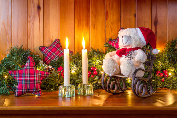 istock Christmas atmosphere decoration at home 881083856