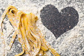 pasta and heart