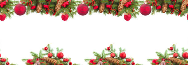 istock evergreen fir tree and red christmas ball 881096302