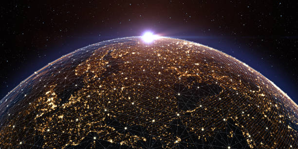 istock Global International Connectivity Background 881100476