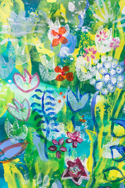 istock Detail of the Painting as a Background 881107844