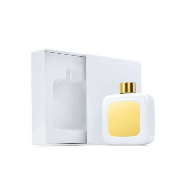 istock White fragrance perfume bottle mockup 881125038