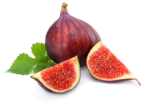 istock Figs fruits isolated on white. Clipping Path 881133840
