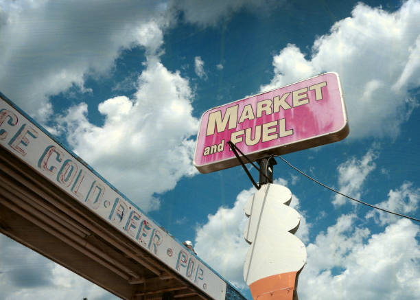 istock fuel and market sign 881154164