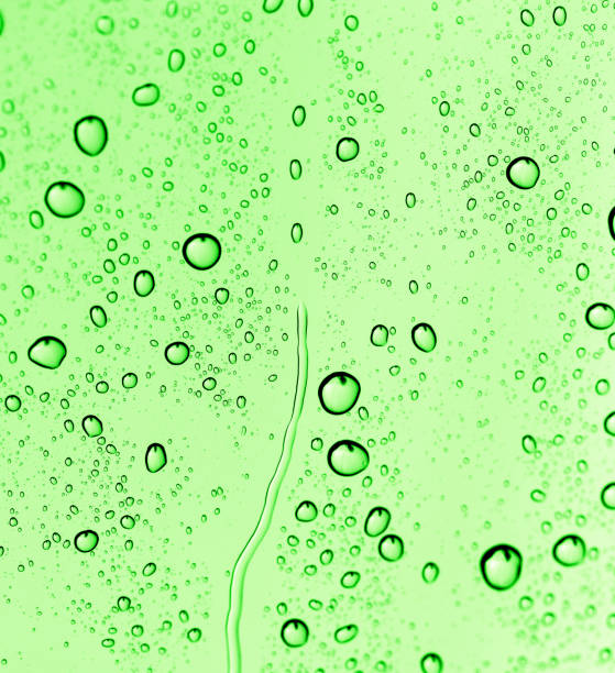 istock water drops on green glass 881160492
