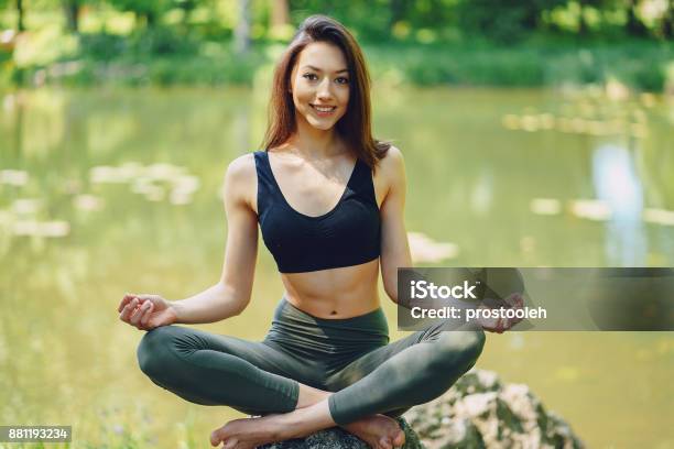 Yoga Girl Stock Photo - Download Image Now - Active Lifestyle
