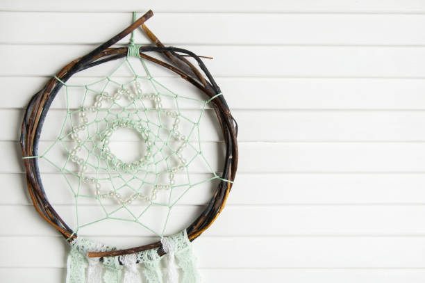 istock Lace dream catcher on door 881204416