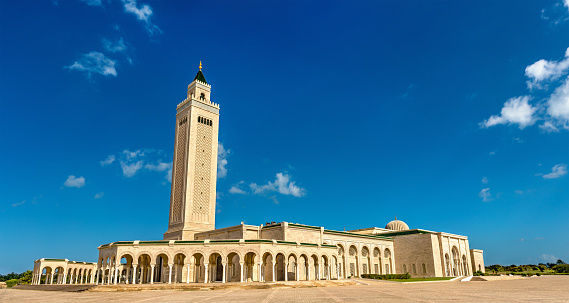 Malik Ibn Anas Mosque in Carthage - Tunis, Tunisia