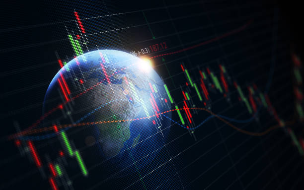 istock Financial Data Analysis Graph Showing Global Market Trends 881263186