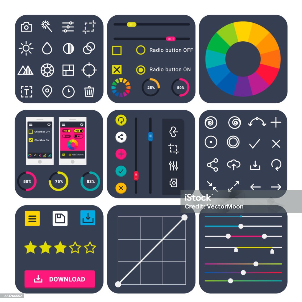 Progress Loading Bar Indicators Download Progress Uiux Web Interface ...