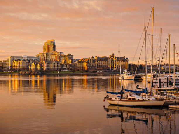 Inner Harbor of Victoria, British Columbia capital, Vancouver Island, Canada