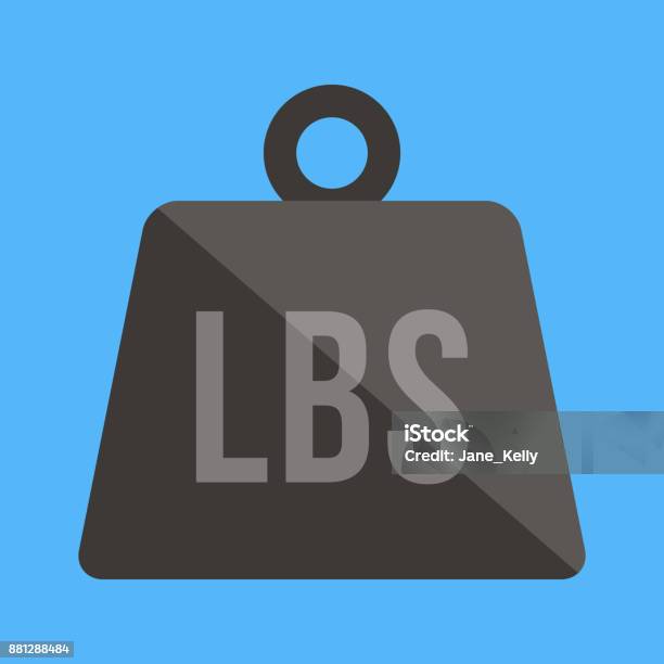 Vector Weight Pounds Icon Stock Illustration - Download Image Now - Mass - Unit of Measurement, Weight, Weights