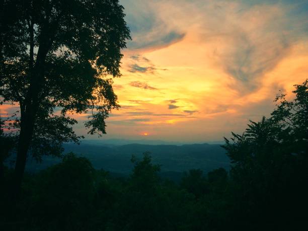 istock Last light of the day at the mountain 881329336