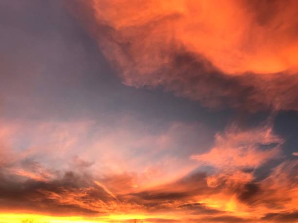 istock Colorado West Winter Skies at Sunset 881336798