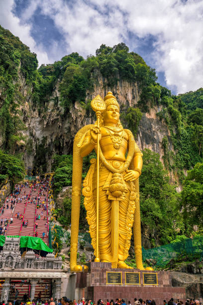 istock Batu Caves statue and entrance in Kuala Lumpur 881341716