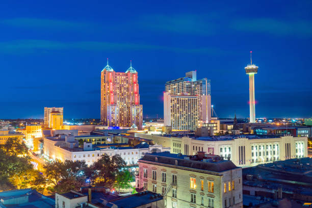 istock Downtown San Antonio skyline 881344838