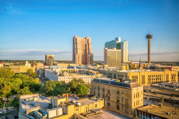 istock Downtown San Antonio skyline 881344856