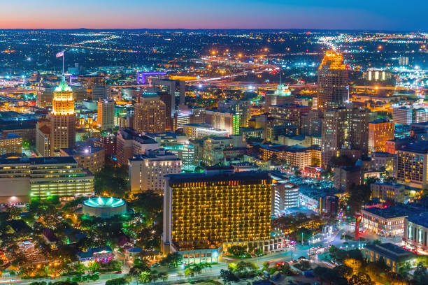 istock Downtown San Antonio skyline 881344872