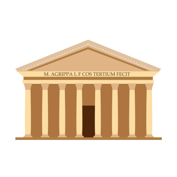 Ilustración de Italia Panteón Templo De Los Dioses De Roma Arquitectura Abovedada Centrada En El Monumento y más Vectores Libres de Derechos de Templo - iStock Ilustración de Italia Panteón Templo De Los Dioses De Roma Arquitectura Abovedada Centrada En El Monumento y más Vectores Libres de Derechos de Templo - iStock