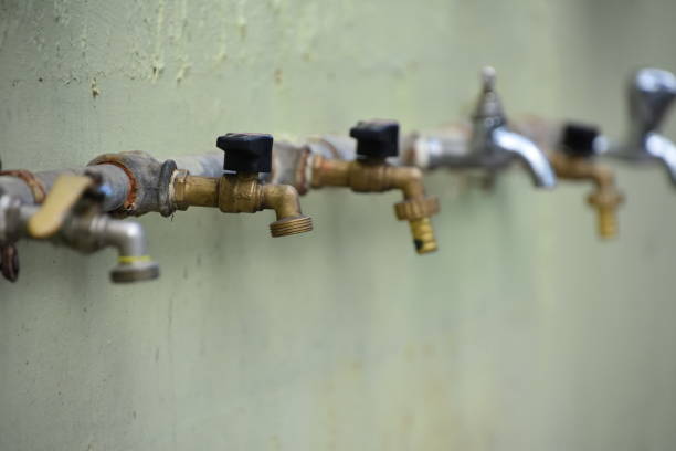 istock Taps on the wall in the garden 881380986