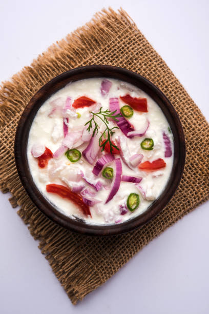 istock Onion Raita or Salad or Pyaj or Kanda Koshimbir 881381624