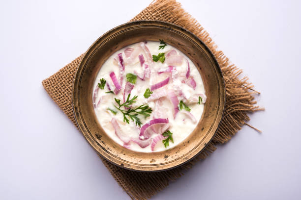 istock Onion Raita or Salad or Pyaj or Kanda Koshimbir 881381832