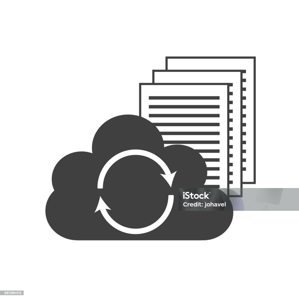 Data Storage Sign Data Storage Design Stock Illustration - Download Image Now - Arrow ...
