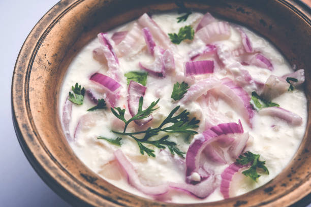 istock Onion Raita or Salad or Pyaj or Kanda Koshimbir 881384566