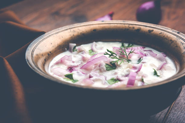 istock Onion Raita or Salad or Pyaj or Kanda Koshimbir 881384692