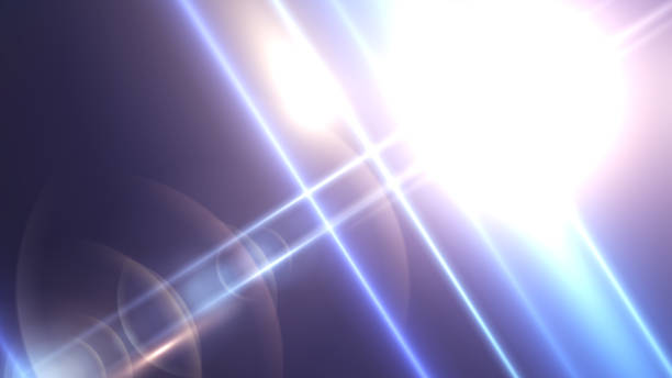 istock Digital lens Flare Light , light leaks , Abstract overlays background. 881424760