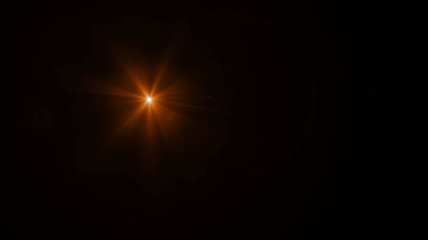 istock Digital lens Flare Light , light leaks , Abstract overlays background. 881429908