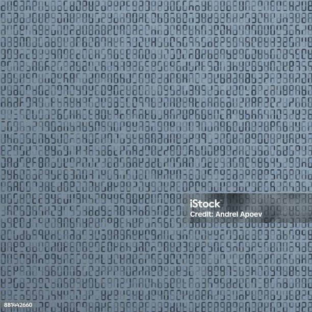 Blue Alien Incomprehensible Computer Code Abstract Background Hacker ...