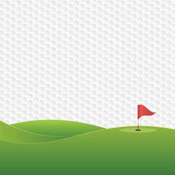 Vector illustration of Golf.