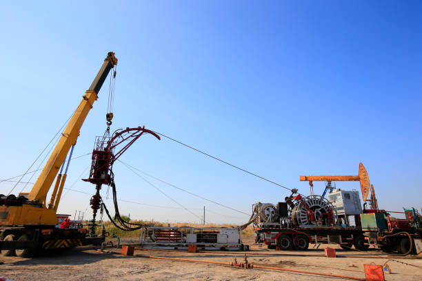 istock The oil industry equipment 881478420