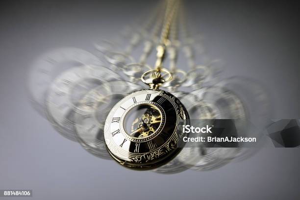 Hypnosis Pocket Watch Stock Photo - Download Image Now - Hypnosis, Hypnotist, Watch - Timepiece