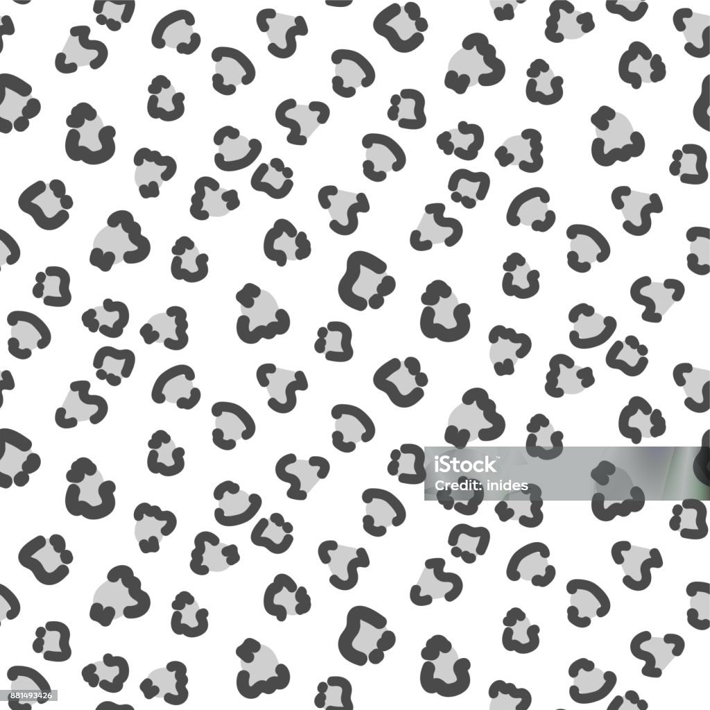 Snow white leopard seamless vector pattern Snow white leopard seamless vector pattern. Animal skin texture. Cheetah Print stock vector