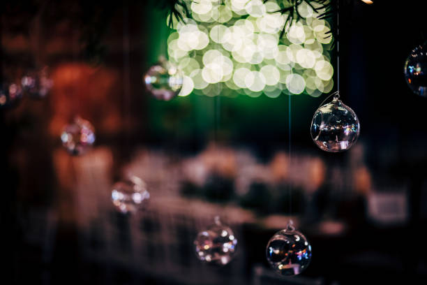 Luxury Table setting for party, Christmas, holidays and weddings.