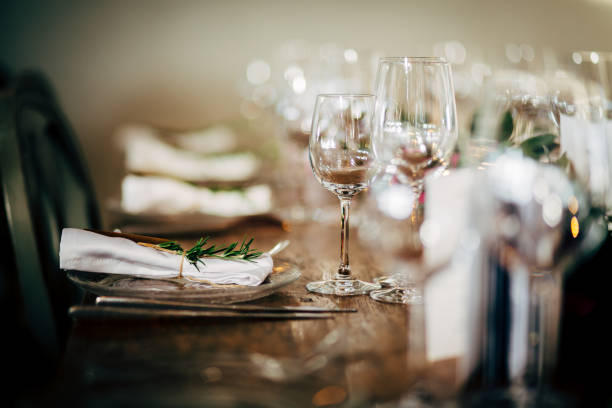 istock Luxury Table setting for party, Christmas, holidays and weddings. 881516798