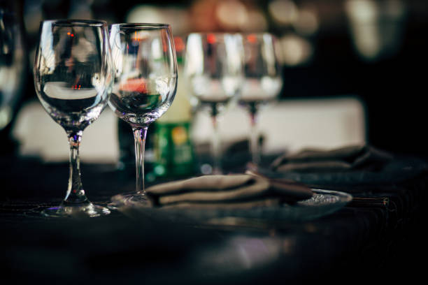 istock Luxury Table setting for party, Christmas, holidays and weddings. 881518856