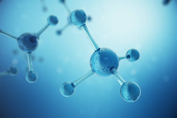 istock 3D illustration Atoms structure. Science or medical background with molecules and atoms. Medical background for banner or flyer. Structure at the atomic level 881524930