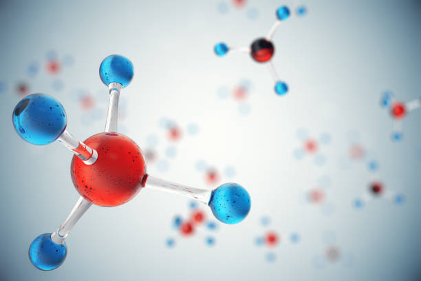 istock 3D illustration molecules. Atoms bacgkround. Medical background for banner or flyer. Molecular structure at the atomic level. 881524934