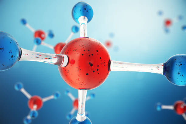 istock 3D illustration molecules. Atoms bacgkround. Medical background for banner or flyer. Molecular structure at the atomic level. 881524938