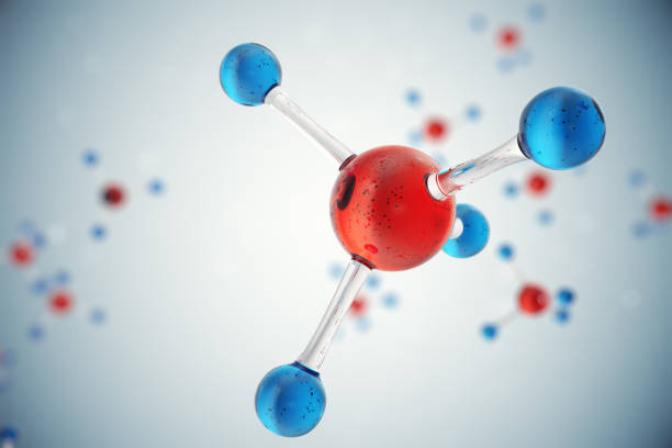 istock 3D illustration molecules. Atoms bacgkround. Medical background for banner or flyer. Molecular structure at the atomic level. 881524940
