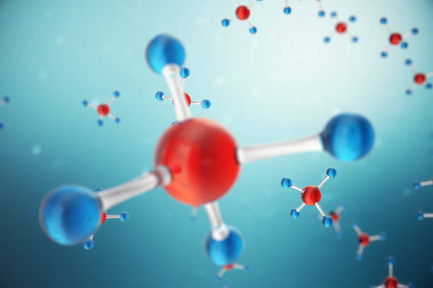 istock 3D illustration molecules. Atoms bacgkround. Medical background for banner or flyer. Molecular structure at the atomic level. 881524950