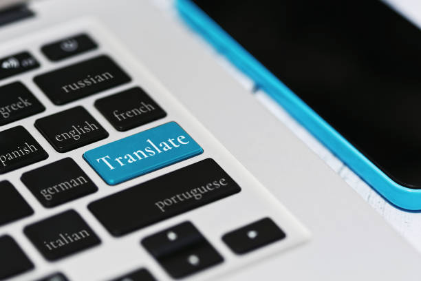 Translation online service concept