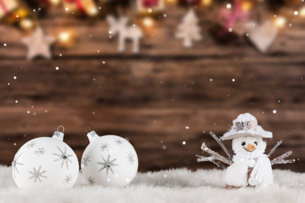 istock Christmas decoration on wooden background 881549846