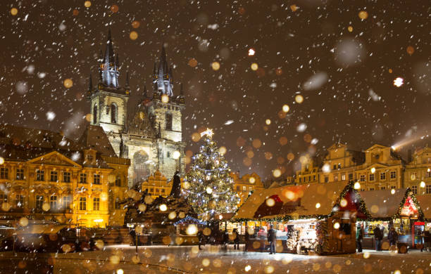 istock The Old Town Square at Christmas time 881555560
